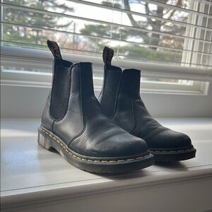 Dr. Martens Black Leather Chelsea Boots
